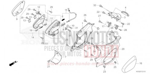 BODY COVER C125AN de 2022
